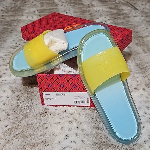 TORY BURCH 直営OUTLET GOOD LUCK クリスタルBUBBLE TRA Buckle Bubble Jelly: Women's Shoes | Sandals | Tory Burch EU